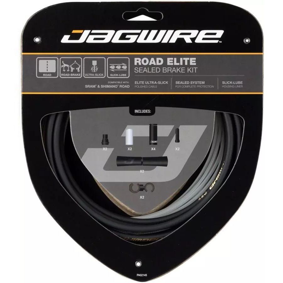 Jagwire zestaw hamulcowy Road Elite Sealed Brake czarny stealth