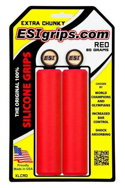 Esi Grips chwyty Extra Chunky czerwone