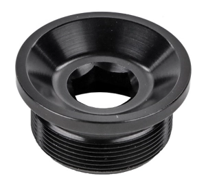 Rotor śruba do ramienia korby 3D+ z osią 24mm czarna