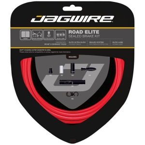 Jagwire zestaw hamulcowy Road Elite Sealed Brake czerwony