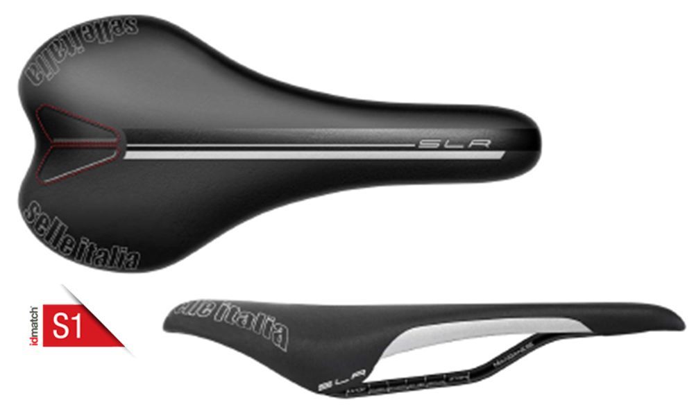 Selle Italia siodło SLR S1 Mang czarno-srebrne