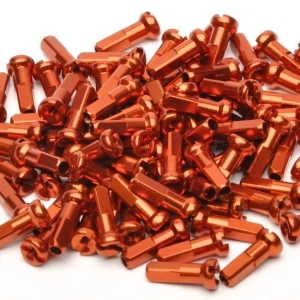 Sapim nypel Polyax alu pomarańczowy 2mm | 14mm 10szt