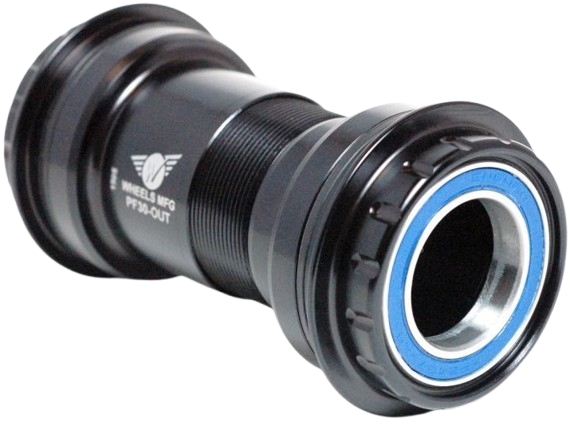 Wheels MFG suport PF30 oś 24mm (Shimano) Angular Contact czarny