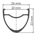 DT Swiss obręcz R 500 DB 27.5" 24H
