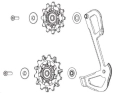 Sram wózek i kółka przerzutki GX Eagle 12rz