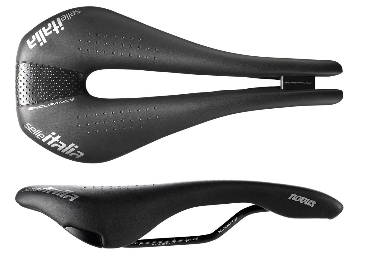 Selle Italia siodło Novus SuperFlow Endurance TM S3 czarne