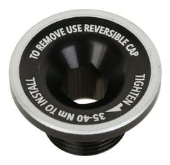 Rotor śruba do ramienia korby 3D+ z osią 30mm czarna
