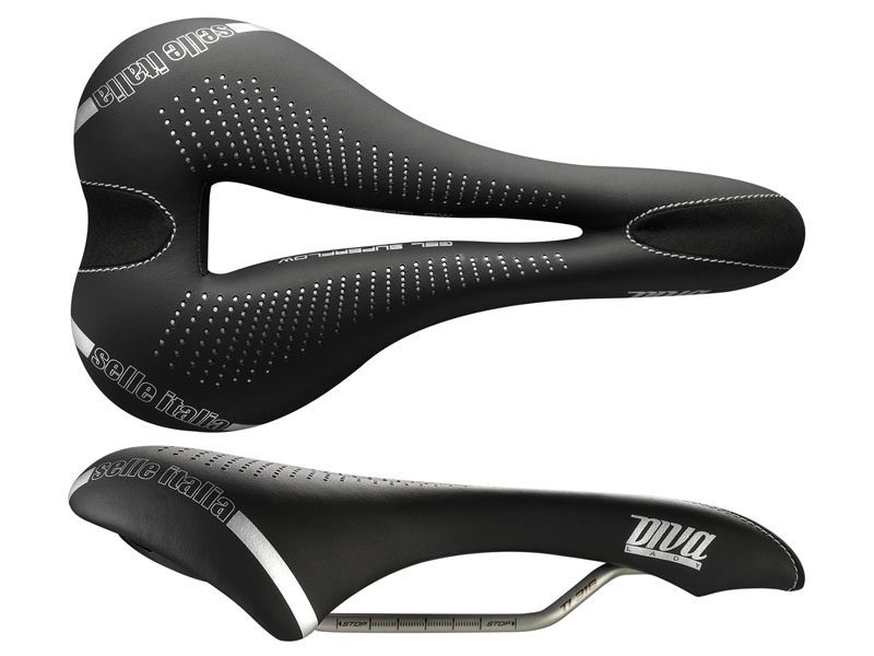 Selle Italia siodło Diva Gel Superflow S3 czarne