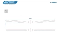 Ritchey kierownica MTB WCS 2X 5D 740mm
