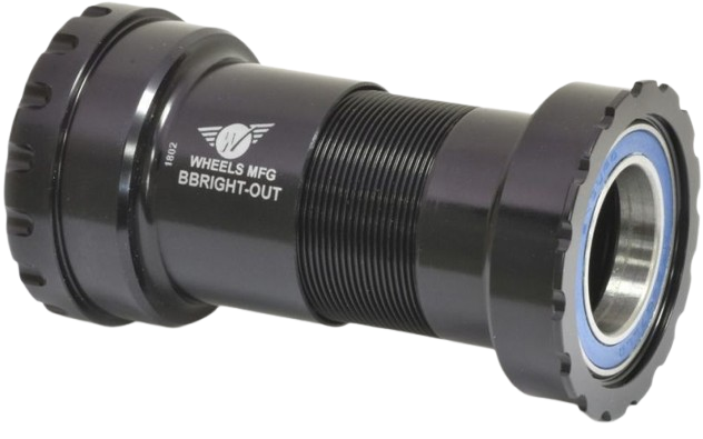 Wheels MFG suport skręcany BBRight oś 24mm (Shimano) ABEC-3 czarny