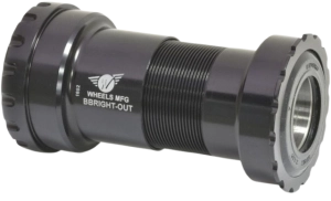 Wheels MFG suport skręcany BBRight oś 24mm (Shimano) Angular Contact czarny