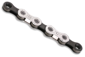 KMC łańcuch X12 126ogniw czarno-srebrny