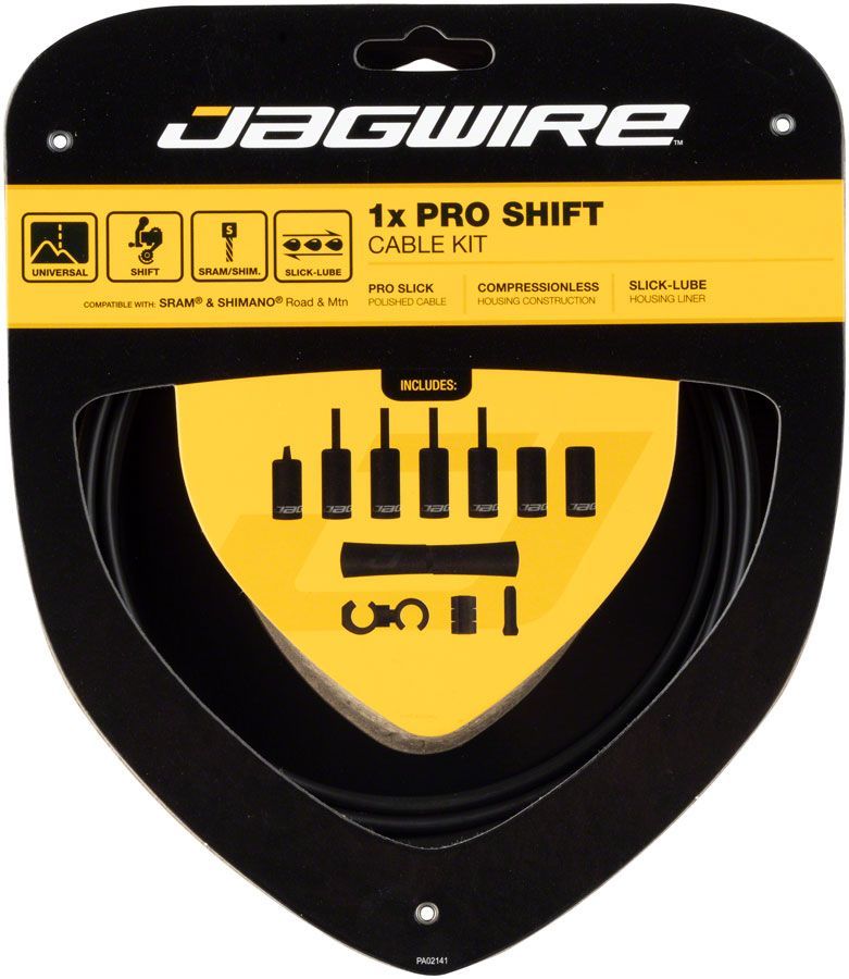 Jagwire zestaw przerzutkowy 1x Pro Shift czarny stealth