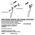 K-Edge osłona PRO Road Braze-on Chain Catcher czarny