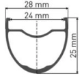 DT Swiss koło przód G 1800 SPLINE 27.5 CL 25 12/100mm