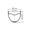 DT Swiss koło tył G 1800 SPLINE 27.5 CL 25 12/142mm Shimano HG
