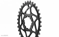 absoluteBlack koronka OVAL Sram DM offset 6mm czarna 26T