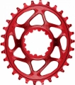 absoluteBlack koronka OVAL Sram DM offset 6mm czerwona 26T
