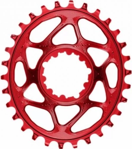 absoluteBlack koronka OVAL Sram DM offset 6mm czerwona 26T