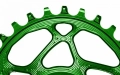 absoluteBlack koronka OVAL Sram DM offset 6mm czerwona 26T