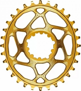 absoluteBlack koronka OVAL Sram DM offset 6mm złota 26T