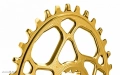 absoluteBlack koronka OVAL Sram DM offset 6mm złota 26T