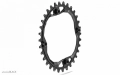 absoluteBlack koronka OVAL 104BCD Shimano HG+ 12spd czarna 32T