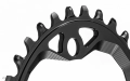 absoluteBlack koronka OVAL 104BCD Shimano HG+ 12spd czarna 32T