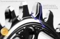 absoluteBlack koronka okrągła SHIMANO XT M8000/M7000 czarna 30T