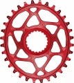 absoluteBlack koronka OVAL SHIMANO M9100/M8100/M7100 czerwona 28T