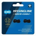 KMC spinka Missing-Link 12rz DLC Black 2szt