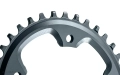 absoluteBlack koronka OVAL CX R9100/R8000/R9000/R6800 110mm szara 38T