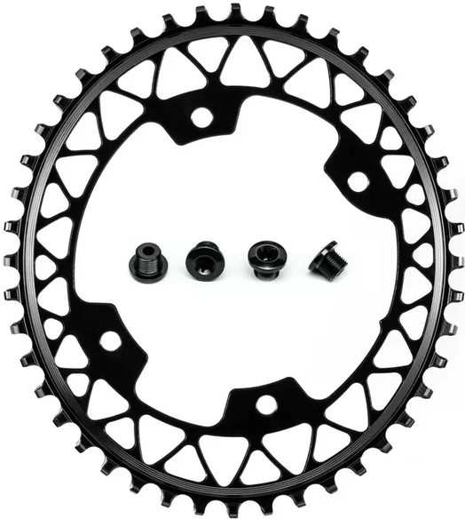 absoluteBlack koronka OVAL Gravel 1X R9100/R8000/R9000/R6800 1.5mm offset czarna 44T