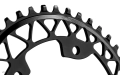 absoluteBlack koronka OVAL Gravel 1X R9100/R8000/R9000/R6800 1.5mm offset czarna 44T