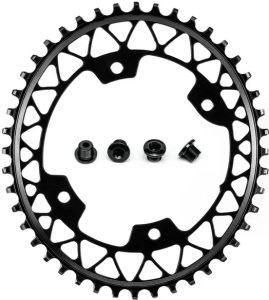 absoluteBlack koronka OVAL Gravel 1X R9100/R8000/R9000/R6800 1.5mm offset szara 44T