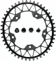 absoluteBlack koronka Oval Gravel 1X 110mm/5 1.5mm offset szara 44T
