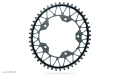 absoluteBlack koronka Oval Gravel 1X 110mm/5 1.5mm offset szara 44T