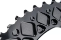 absoluteBlack koronka OVAL SRAM 110BCD napęd 2X szara 50T
