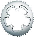 absoluteBlack koronka OVAL 110/4BCD Silver Series napęd 2X szara 34T