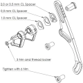 absoluteBlack prowadnica łańcucha OVAL GUIDE ISCG05 26-34T