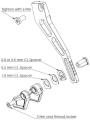 absoluteBlack prowadnica łańcucha OVAL GUIDE HDM 26-34T