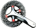 absoluteBlack adaptery i śruby do korb Dura Ace 9000 czarny