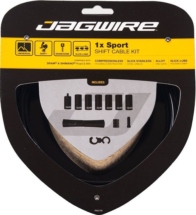 Jagwire zestaw przerzutkowy Sport 1x Shift czarny