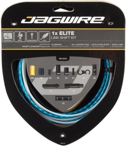 Jagwire zestaw przerzutkowy Road Elite Link 1x Shift niebieski