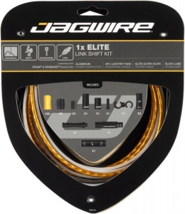 Jagwire zestaw przerzutkowy Road Elite Link 1x Shift złoty