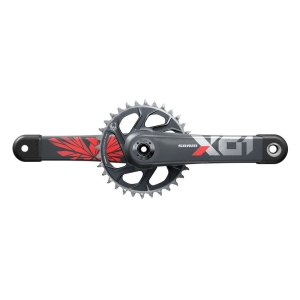 Sram korba X01 Eagle Boost DUB 32T 1x12rz czerwona Lunar 170mm