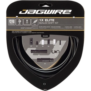 Jagwire zestaw przerzutkowy Elite Sealed 1X czarny stealth