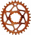 absoluteBlack koronka OVAL SRAM DM BOOST148 offset 3mm pomarańczowa 28T