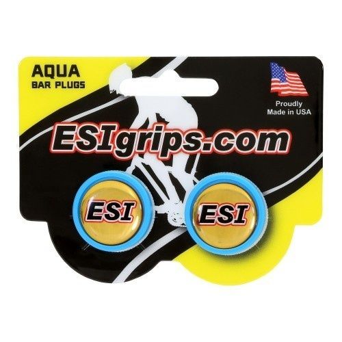 Esi Grips korki kierownicy Bar Plugs aqua