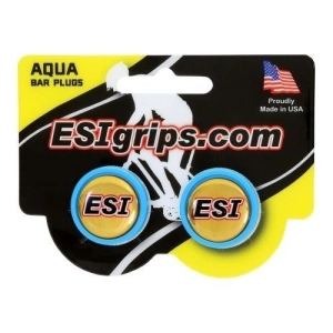 Esi Grips korki kierownicy Bar Plugs aqua